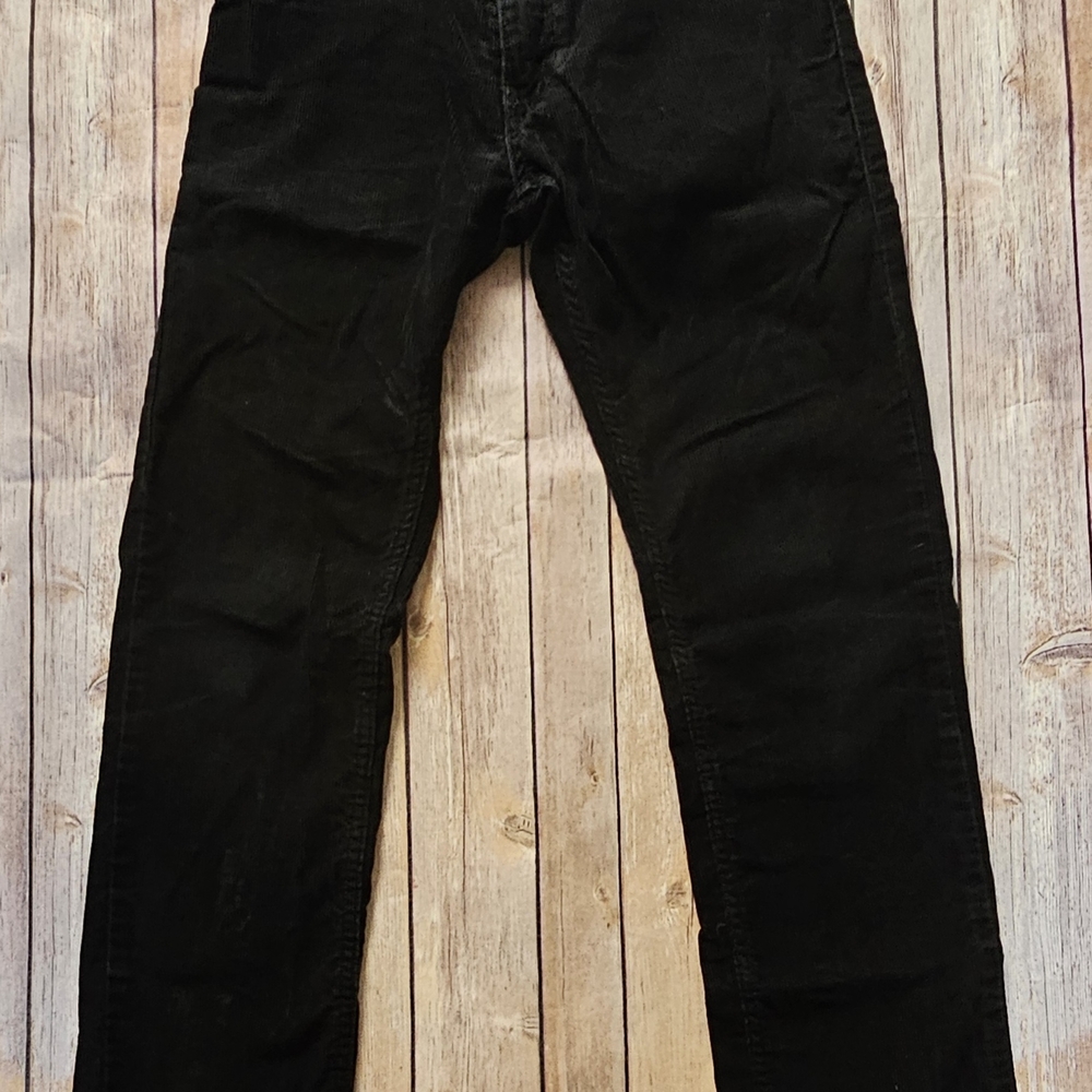 Boys size 12 Levi Corduroy Jeans, Black